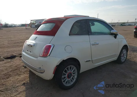 2012 Fiat 500C Lounge z USA, uszkodzony, nr VIN 3C3CFFER0CT382516